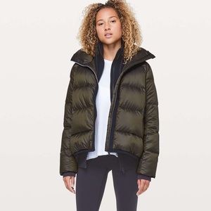 Olive Lululemon Cloudscape Jacket